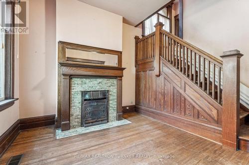 18922 Leslie Street, East Gwillimbury, ON - Indoor With Fireplace