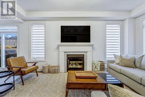 189 Granite Ridge Trail, Hamilton, ON - Indoor Photo Showing Living Room With Fireplace