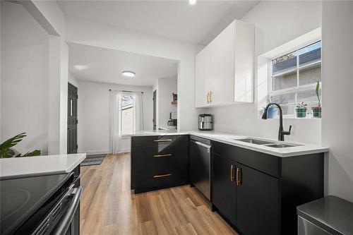 337 Leighton Avenue, Winnipeg, MB - Indoor Photo Showing Kitchen With Double Sink