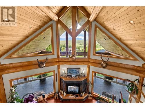 1414 Huckleberry Drive, South Shuswap, BC - Indoor Photo Showing Other Room With Fireplace