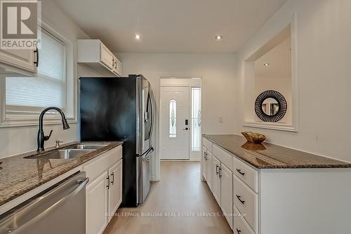 1452 Augustine Drive, Burlington, ON - Indoor Photo Showing Kitchen With Double Sink