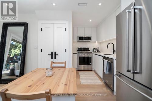 90R Eleventh Street, Toronto, ON - Indoor Photo Showing Kitchen With Stainless Steel Kitchen