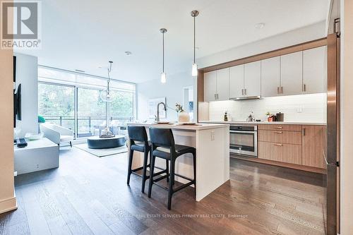 411 - 1575 Lakeshore Road W, Mississauga, ON - Indoor Photo Showing Kitchen With Upgraded Kitchen