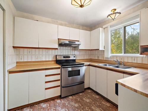 Kitchen - 223 Rue Lavoie, Sainte-Thérèse, QC - Indoor Photo Showing Kitchen With Double Sink