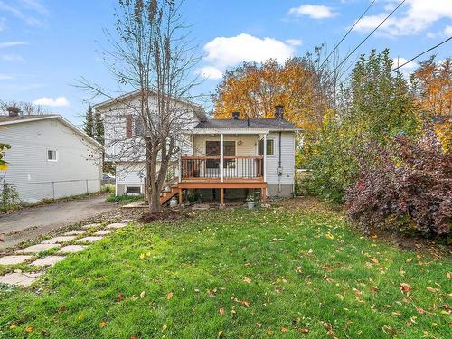 Backyard - 223 Rue Lavoie, Sainte-Thérèse, QC - Outdoor With Deck Patio Veranda