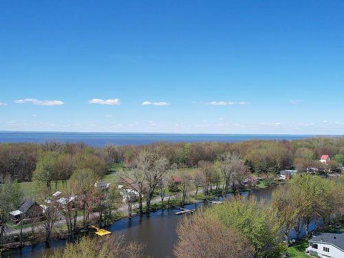 Vue d'ensemble - 425 Rg Du Chenal-Tardif, Pierreville, QC - Outdoor With Body Of Water With View