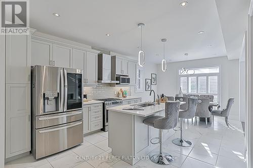 75 Jinnah Avenue, Markham, ON - Indoor Photo Showing Kitchen With Upgraded Kitchen