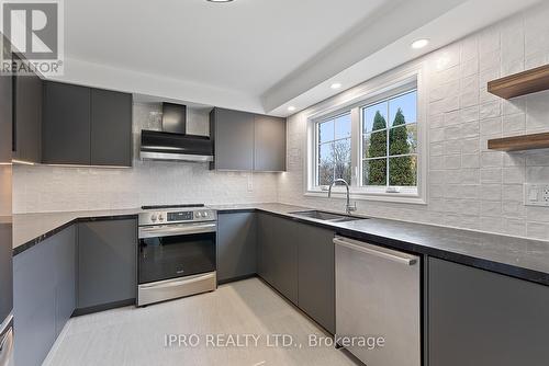 907 Leslie Valley Drive, Newmarket, ON - Indoor Photo Showing Kitchen With Double Sink With Upgraded Kitchen