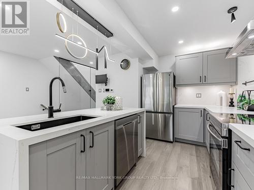 43 Cleadon Road, Toronto, ON - Indoor Photo Showing Kitchen With Stainless Steel Kitchen With Upgraded Kitchen