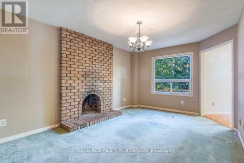 3465 Wilmot Crescent, Oakville, ON - Indoor With Fireplace