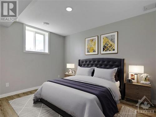 Lower unit secondary bedroom - 101 Main Street, Almonte, ON - Indoor Photo Showing Bedroom