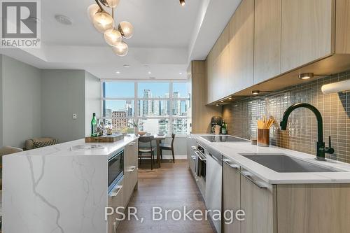 1001 - 501 Adelaide Street W, Toronto, ON - Indoor Photo Showing Kitchen With Upgraded Kitchen