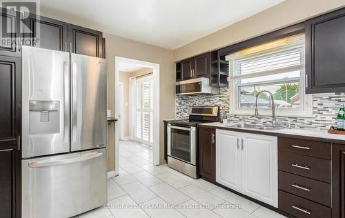 3 Binsell Avenue, Brampton, ON - Indoor Photo Showing Kitchen With Stainless Steel Kitchen With Double Sink