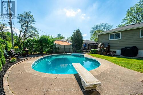 5290 Joel Avenue, Burlington, ON - Outdoor With In Ground Pool With Backyard