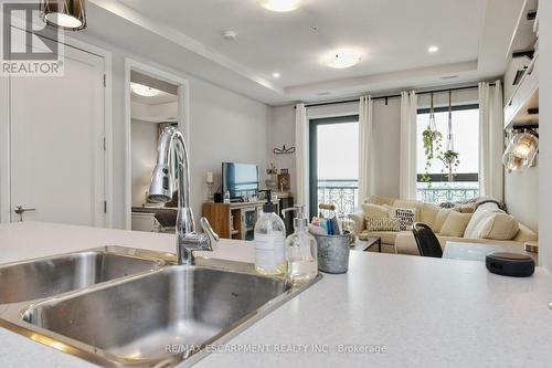 903 - 112 King Street E, Hamilton, ON - Indoor Photo Showing Kitchen With Double Sink