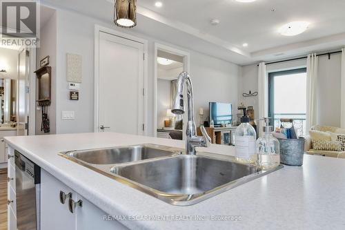 903 - 112 King Street E, Hamilton, ON - Indoor Photo Showing Kitchen With Double Sink