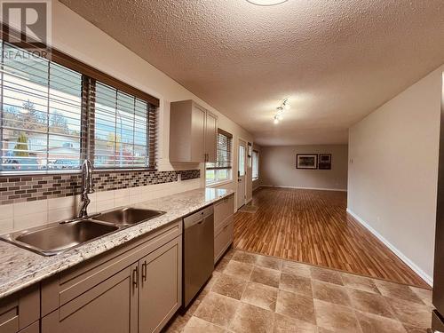 4907 Lambly Avenue, Terrace, BC - Indoor Photo Showing Kitchen With Double Sink