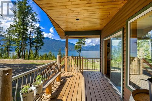 & 14506 Highway 3A Unit# 14504, Gray Creek, BC - Outdoor With Body Of Water With Deck Patio Veranda With Exterior