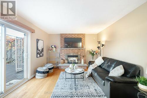 483 Labrador Drive, Oshawa, ON - Indoor Photo Showing Living Room With Fireplace