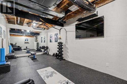 468 Auburn Shores Landing Se, Calgary, AB - Indoor Photo Showing Gym Room