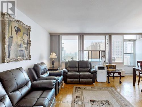 1111 - 10 Parkway Forest Drive, Toronto, ON - Indoor Photo Showing Living Room