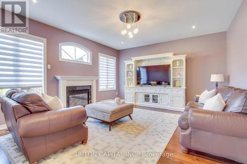 150 Andrew Hill Drive, Vaughan, ON - Indoor Photo Showing Living Room With Fireplace