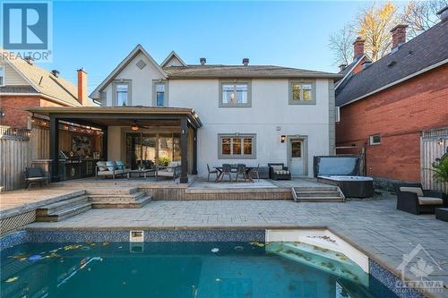 89 Fourth Avenue, Ottawa, ON - Outdoor With In Ground Pool With Deck Patio Veranda With Exterior