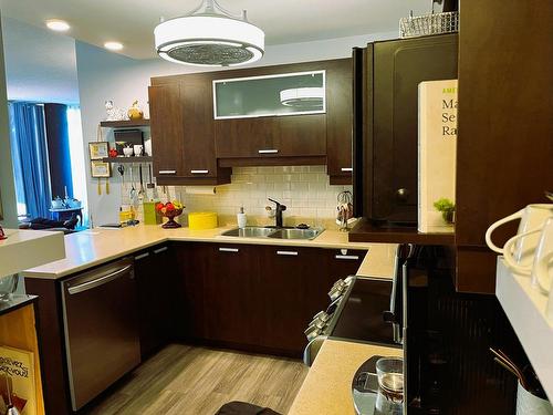 Cuisine - 102-700 Boul. Lucille-Teasdale, Terrebonne (Lachenaie), QC - Indoor Photo Showing Kitchen With Double Sink