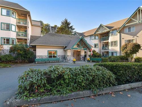 209-290 Island Hwy, View Royal, BC - Outdoor With Balcony With Facade