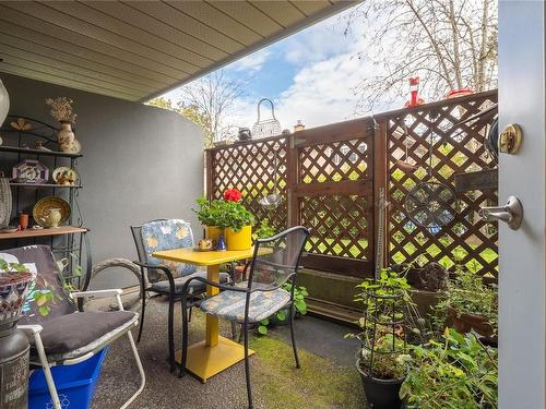 101-1580 Christmas Ave, Saanich, BC - Outdoor With Deck Patio Veranda With Exterior