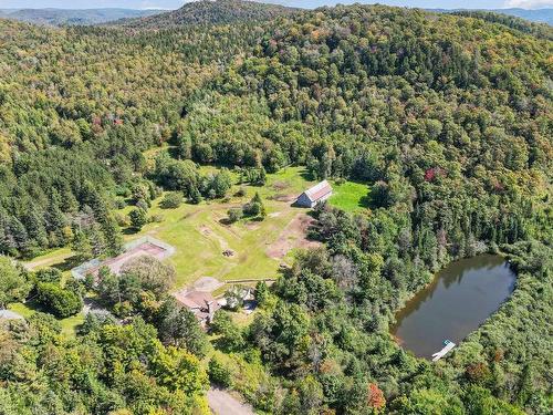 Aerial photo - 445Z Ch. De La Ferme, Val-Morin, QC - Outdoor With Body Of Water With View