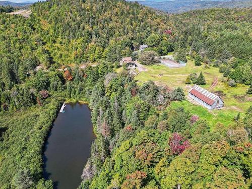 Aerial photo - 445Z Ch. De La Ferme, Val-Morin, QC - Outdoor With Body Of Water With View