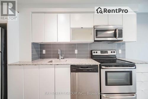 805 - 150 East Liberty Street, Toronto, ON - Indoor Photo Showing Kitchen With Stainless Steel Kitchen With Upgraded Kitchen