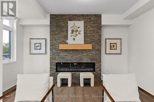 12 Wyn Wood Lane, Orillia, ON - Indoor With Fireplace