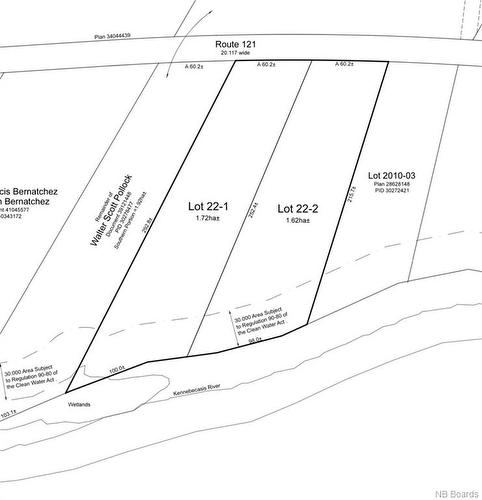 Lot 22-1 Route 121, Norton, NB 