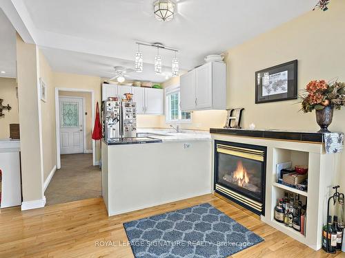 1047 Lagoon Rd, Highlands East, ON - Indoor Photo Showing Other Room With Fireplace