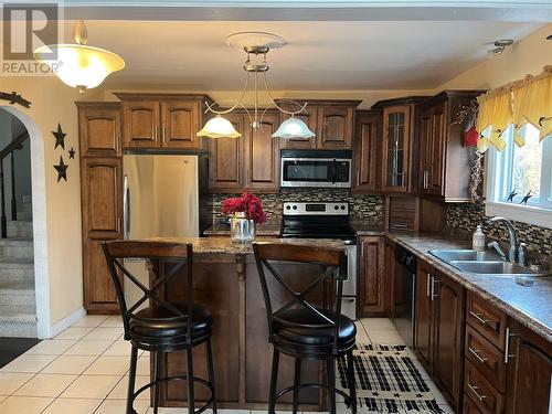 50 Valley Road, Carbonear, NL - Indoor Photo Showing Kitchen With Double Sink