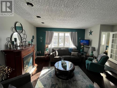 50 Valley Road, Carbonear, NL - Indoor Photo Showing Living Room With Fireplace