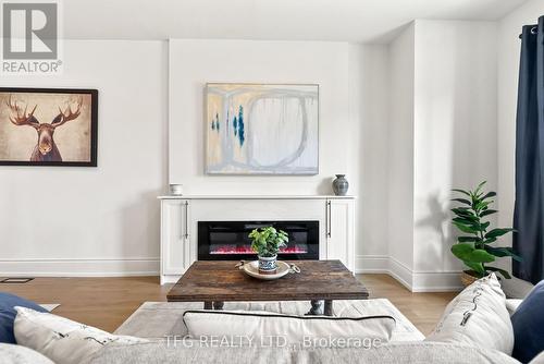 148 Nassau Street, Oshawa (Vanier), ON - Indoor Photo Showing Living Room With Fireplace