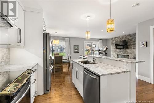 29 Francfort Crescent, Moncton, NB - Indoor Photo Showing Kitchen With Double Sink With Upgraded Kitchen