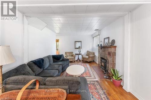 1006 Portage Road, Kawartha Lakes (Kirkfield), ON - Indoor Photo Showing Living Room With Fireplace