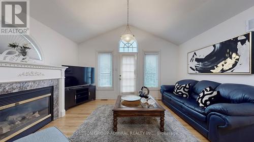 1 Convoy Crescent, Vaughan, ON - Indoor Photo Showing Living Room With Fireplace