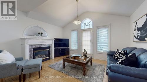 1 Convoy Crescent, Vaughan, ON - Indoor Photo Showing Living Room With Fireplace