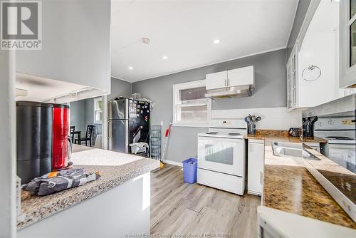 383 Frank Avenue, Windsor, ON - Indoor Photo Showing Kitchen With Double Sink