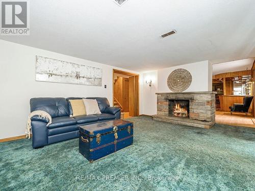 43 Florida Crescent, Toronto, ON - Indoor Photo Showing Living Room With Fireplace