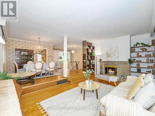 43 Florida Crescent, Toronto, ON - Indoor Photo Showing Living Room With Fireplace