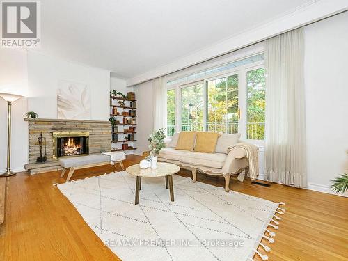 43 Florida Crescent, Toronto, ON - Indoor Photo Showing Living Room With Fireplace