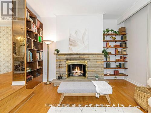 43 Florida Crescent, Toronto, ON - Indoor Photo Showing Living Room With Fireplace