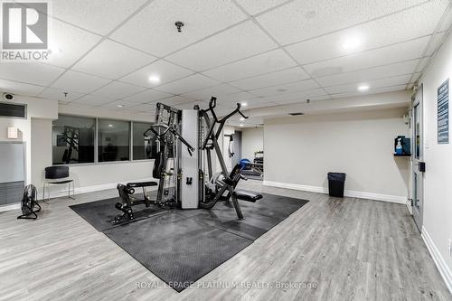 1005 - 30 Malta Avenue, Brampton, ON - Indoor Photo Showing Gym Room