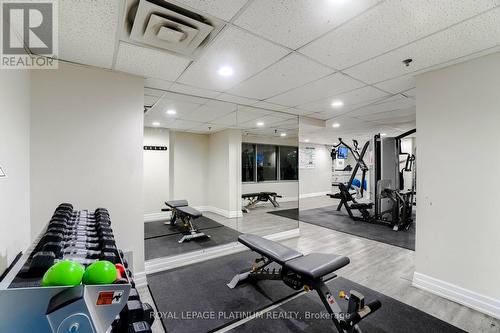 1005 - 30 Malta Avenue, Brampton, ON - Indoor Photo Showing Gym Room